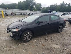 Salvage cars for sale at West Warren, MA auction: 2015 Honda Civic EX