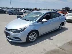 Chevrolet salvage cars for sale: 2017 Chevrolet Cruze LT