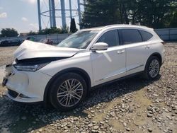 Salvage cars for sale at Windsor, NJ auction: 2023 Acura MDX Advance