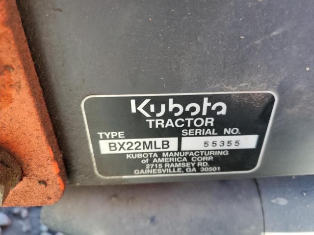 2002 Kubota BX23MLB