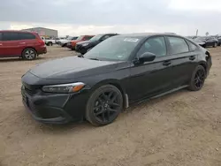 Salvage cars for sale at Amarillo, TX auction: 2024 Honda Civic Sport