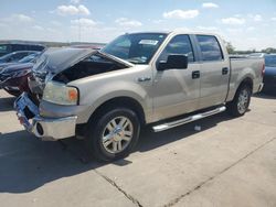 Salvage cars for sale at Grand Prairie, TX auction: 2008 Ford F150 Supercrew