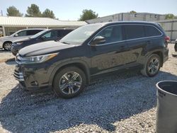 Toyota Highlander salvage cars for sale: 2017 Toyota Highlander Limited