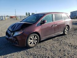 Salvage cars for sale from Copart Airway Heights, WA: 2015 Honda Odyssey EXL