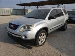 Salvage cars for sale from Copart Temple, TX: 2011 GMC Acadia SLE