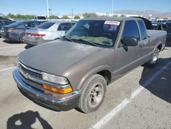 Chevrolet salvage cars for sale: 2000 Chevrolet S Truck S10