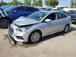 Salvage cars for sale at Bridgeton, MO auction: 2020 Hyundai Accent SE