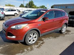 Salvage cars for sale at Littleton, CO auction: 2016 Ford Escape Titanium