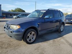 Salvage cars for sale from Copart Orlando, FL: 2005 BMW X3 3.0I
