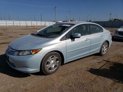 Honda Civic Hybrid salvage cars for sale: 2012 Honda Civic Hybrid