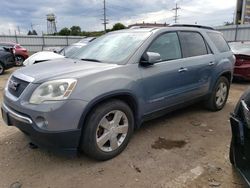 Salvage cars for sale at Dyer, IN auction: 2008 GMC Acadia SLT-1