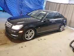 Salvage cars for sale from Copart Tifton, GA: 2012 Mercedes-Benz C 250