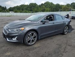 Salvage cars for sale at Assonet, MA auction: 2020 Ford Fusion Titanium