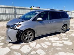 Toyota Sienna salvage cars for sale: 2018 Toyota Sienna SE