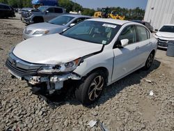 Vehiculos salvage en venta de Copart Windsor, NJ: 2016 Honda Accord LX