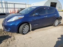 Vehiculos salvage en venta de Copart Wichita, KS: 2017 Nissan Leaf S