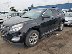 Salvage cars for sale from Copart Woodhaven, MI: 2017 Chevrolet Equinox LT