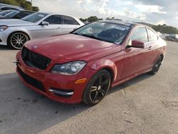 Salvage cars for sale from Copart Orlando, FL: 2013 Mercedes-Benz C 250