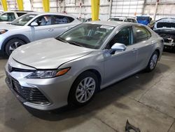 Salvage cars for sale from Copart Woodburn, OR: 2021 Toyota Camry LE