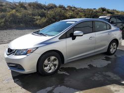 Salvage cars for sale at Reno, NV auction: 2015 Honda Civic LX