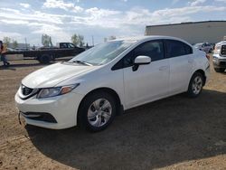 Salvage cars for sale from Copart Rocky View County, AB: 2014 Honda Civic LX