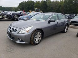 Salvage cars for sale from Copart Glassboro, NJ: 2013 Infiniti G37