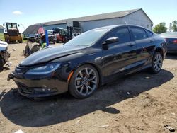 Salvage cars for sale from Copart Portland, MI: 2015 Chrysler 200 S