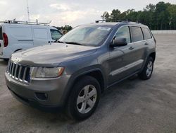 Salvage cars for sale at Dunn, NC auction: 2012 Jeep Grand Cherokee Laredo