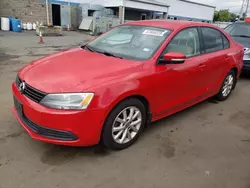 Salvage cars for sale at New Britain, CT auction: 2012 Volkswagen Jetta SE