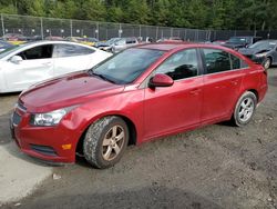 Salvage cars for sale from Copart Waldorf, MD: 2012 Chevrolet Cruze LT