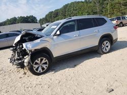 Salvage cars for sale at Seaford, DE auction: 2018 Volkswagen Atlas S
