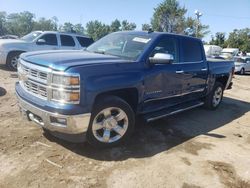 Salvage trucks for sale at Baltimore, MD auction: 2015 Chevrolet Silverado K1500 LTZ