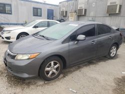 Salvage cars for sale at Los Angeles, CA auction: 2012 Honda Civic Natural GAS