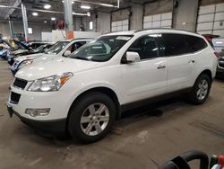 Salvage cars for sale at Ham Lake, MN auction: 2012 Chevrolet Traverse LT