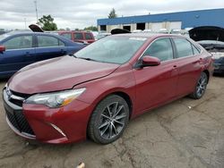 Salvage cars for sale at Woodhaven, MI auction: 2015 Toyota Camry LE