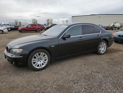 Salvage cars for sale from Copart Rocky View County, AB: 2006 BMW 750 I