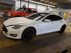Salvage cars for sale from Copart Wheeling, IL: 2014 Tesla Model S