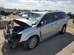 Salvage cars for sale at Kansas City, KS auction: 2012 Chrysler Town & Country Limited