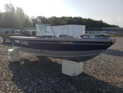 Salvage boats for sale at Avon, MN auction: 1995 Lund 1700 Fish