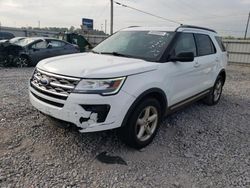 Salvage cars for sale at Hueytown, AL auction: 2018 Ford Explorer XLT