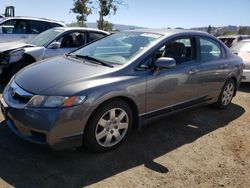 Salvage cars for sale from Copart San Martin, CA: 2011 Honda Civic LX