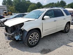 Salvage cars for sale from Copart Mendon, MA: 2014 GMC Acadia Denali