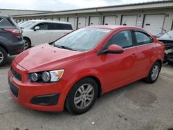 Chevrolet Sonic LT salvage cars for sale: 2013 Chevrolet Sonic LT