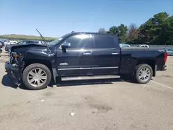 Salvage trucks for sale at Brookhaven, NY auction: 2014 Chevrolet Silverado K1500 High Country