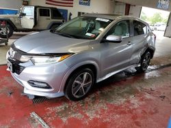 Salvage cars for sale at Angola, NY auction: 2019 Honda HR-V Touring