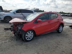 Salvage cars for sale from Copart West Palm Beach, FL: 2017 Toyota Prius C