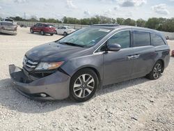 Salvage cars for sale from Copart New Braunfels, TX: 2014 Honda Odyssey Touring