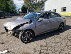 Salvage cars for sale from Copart Portland, OR: 2021 Hyundai Elantra Limited