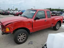 Salvage trucks for sale at Indianapolis, IN auction: 2004 Ford Ranger Super Cab