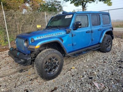 Salvage cars for sale from Copart Cicero, IN: 2023 Jeep Wrangler Rubicon 4XE